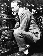 F. M. Alexander squatting